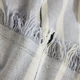 Striped Chenille Sofa Slipcover Throw, Soft Thick Washable Couch Cover Blanket