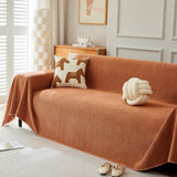 Herringbone Oversized Chenille Couch Throw Cover Sofa Slipcovers Couch Covers for Sectional Couches