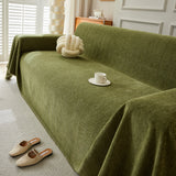Herringbone Oversized Chenille Couch Throw Cover Sofa Slipcovers Couch Covers for Sectional Couches