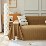 Herringbone Oversized Chenille Couch Throw Cover Sofa Slipcovers Couch Covers for Sectional Couches