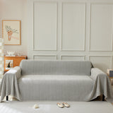 Herringbone Oversized Chenille Couch Throw Cover Sofa Slipcovers Couch Covers for Sectional Couches