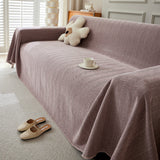 Herringbone Oversized Chenille Couch Throw Cover Sofa Slipcovers Couch Covers for Sectional Couches