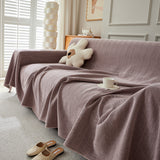 Herringbone Oversized Chenille Couch Throw Cover Sofa Slipcovers Couch Covers for Sectional Couches
