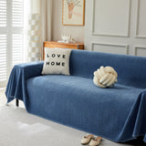 Herringbone Oversized Chenille Couch Throw Cover Sofa Slipcovers Couch Covers for Sectional Couches