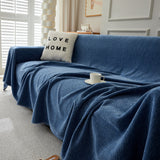 Herringbone Oversized Chenille Couch Throw Cover Sofa Slipcovers Couch Covers for Sectional Couches