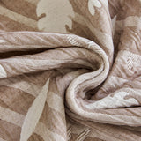 Soft Breathable Sofa Cover Blanket,Botanical Embossed Furniture Protector Throw Cover