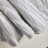 Soft Breathable Sofa Cover Blanket,Botanical Embossed Furniture Protector Throw Cover