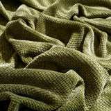 Chenille Thickened Solid Couch Blanket Throws, Reversible Couch Covers for Sectional Couches