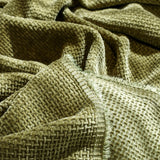 Chenille Thickened Solid Couch Blanket Throws, Reversible Couch Covers for Sectional Couches