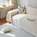 Chenille Thickened Solid Couch Blanket Throws, Reversible Couch Covers for Sectional Couches