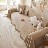 Soft Jacquard Sofa Cover for Dogs, Boho Chenille Sofa Slipcover for Pets Washable