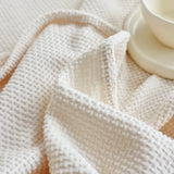 Chenille Thickened Solid Couch Blanket Throws, Reversible Couch Covers for Sectional Couches