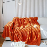 Chenille Thickened Solid Couch Blanket Throws, Reversible Couch Covers for Sectional Couches