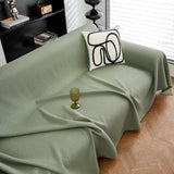 Waterproof Waffle Lattice Sofa Throw, Sofa Towel Cover for Couches, Simple Sofa Cover Blanket