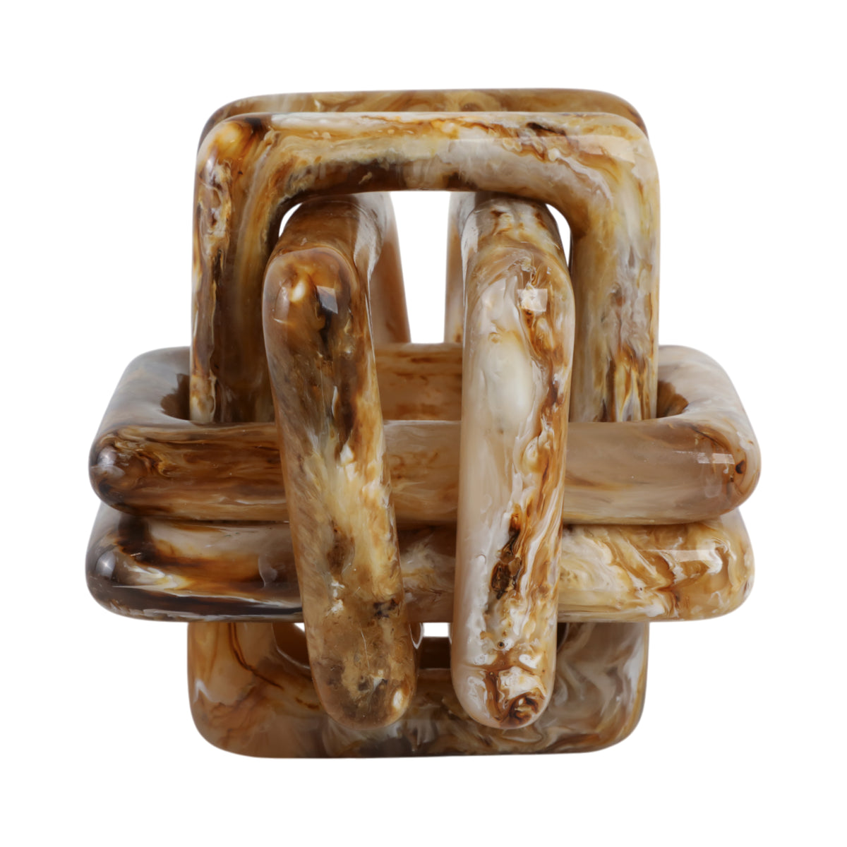 Herald Tan Marbled Resin Knot