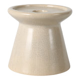 Hobergs Ivory Small Modern Taper and Pillar Holder