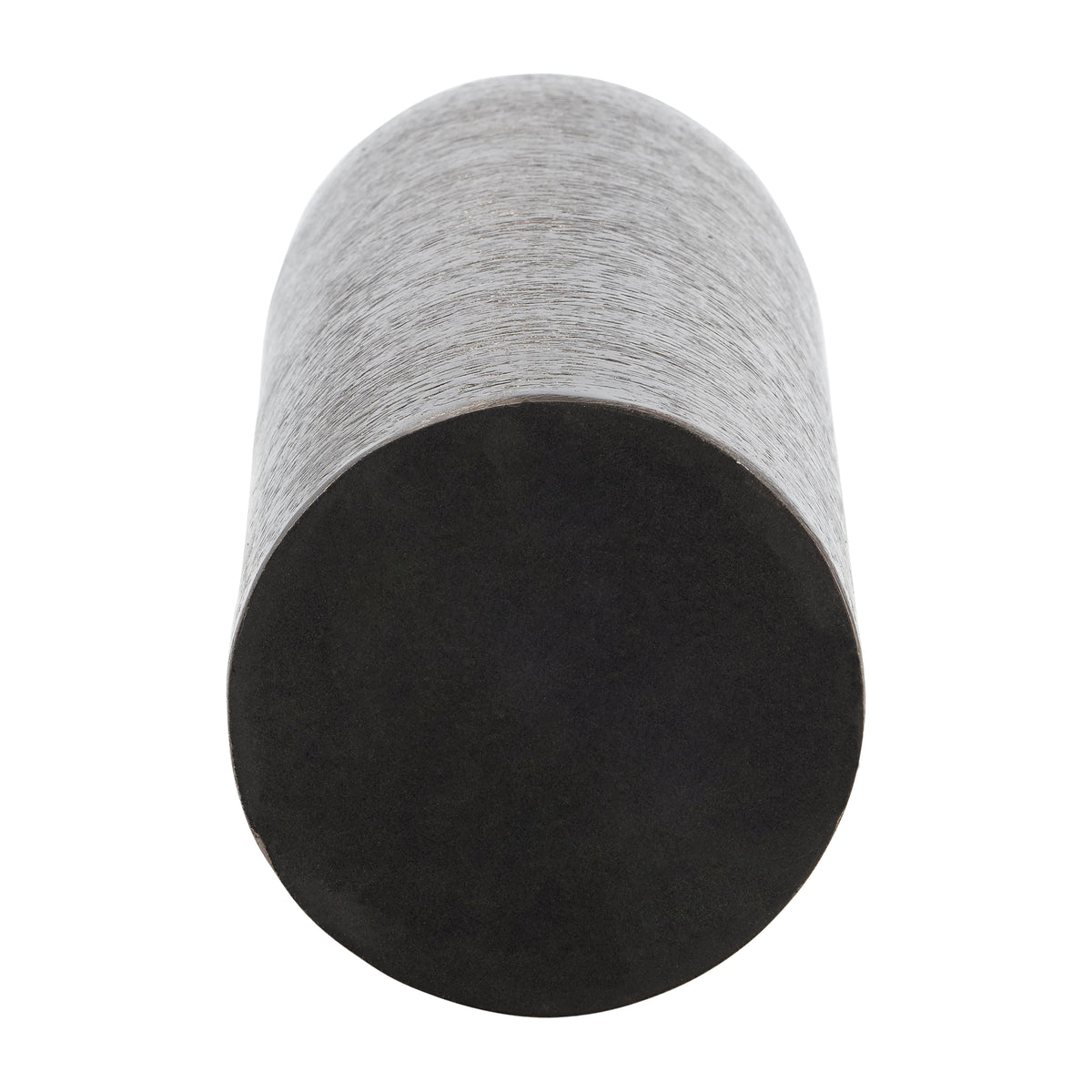 El Toro Black Metal Cylinder Vase