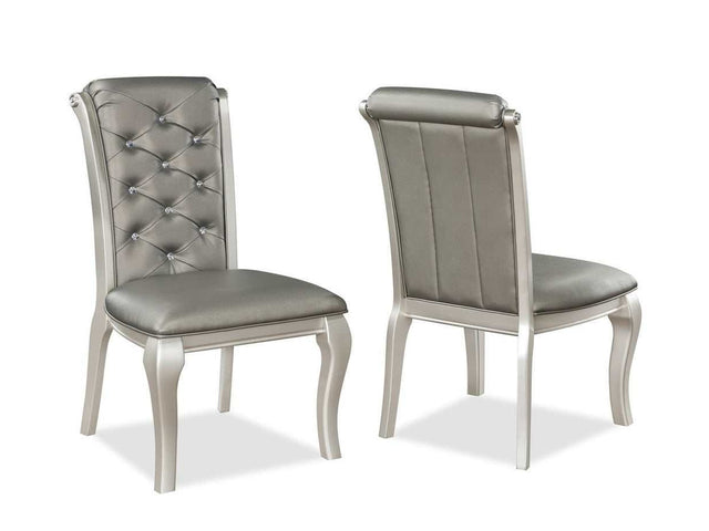 Caldwell Champagne Dining Room Chairs (Set of 2) - Ornate Home