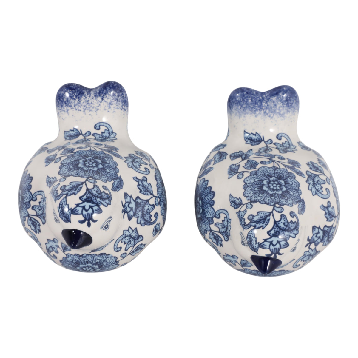 Freshwater Blue/White Chinoiserie Birds (Set of 2)