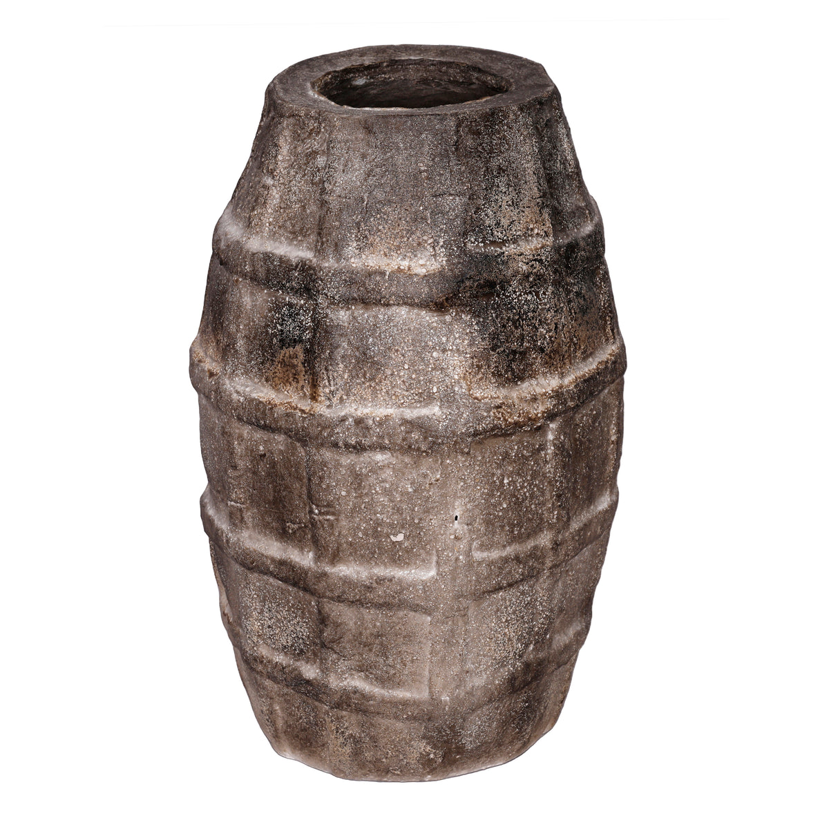 Blackrock Stone/Brown Small Ecomix Windowpane Vase