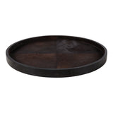 Cayton Brown Hair on Hide Patchwork Tray