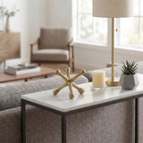 Devon Gold Metal Jacks Sculpture Decor