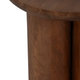 Verdi Brown Wood Scandinavian Side Table