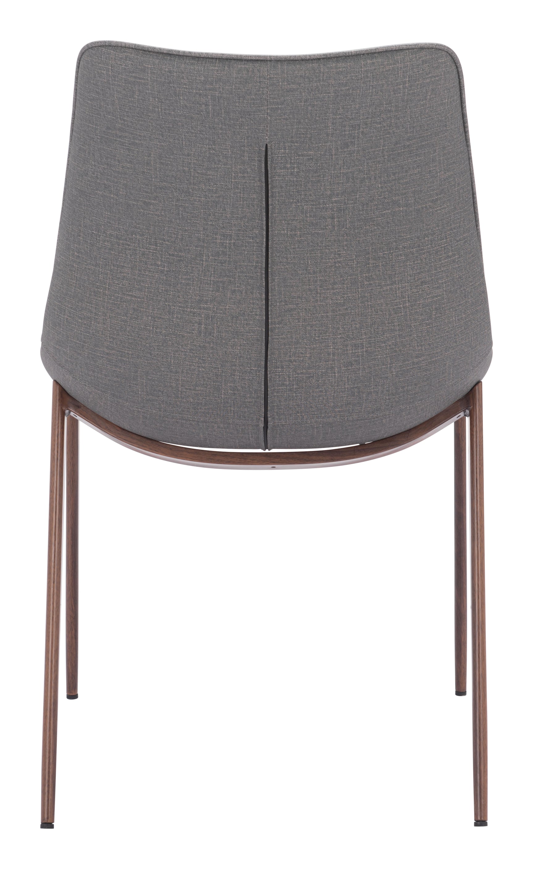 Magnus Slate Gray & Walnut Dining Chair (Set of 2)
