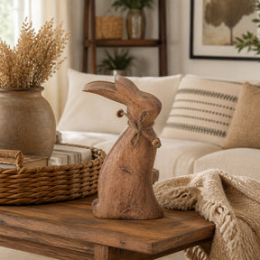 Somes Bar Brown Small Mango Wood Rabbit