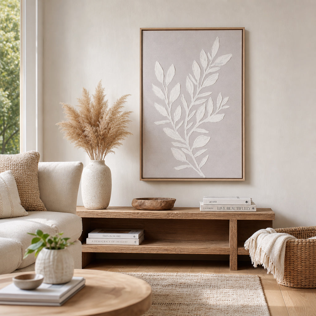 Reedrun Ivory/Tan Wall Art