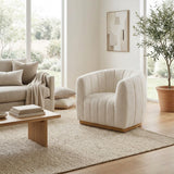 Fairoaks Ivory Ecume Round Back Chair