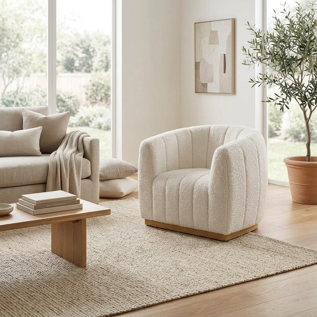 Fairoaks Ivory Ecume Round Back Chair