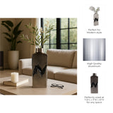 Haldenmill Silver/Black Large Vase