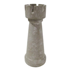 Crescent Tan Rook Chess Piece
