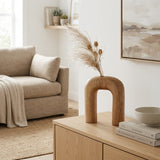 Cisco Grove Brown Wood Horseshoe Vase - 17559-02