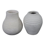 Draperfield Ivory/White Vases (Set of 2)