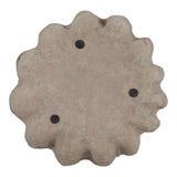Ragtown Taupe Fluted Paper Mache Bowl