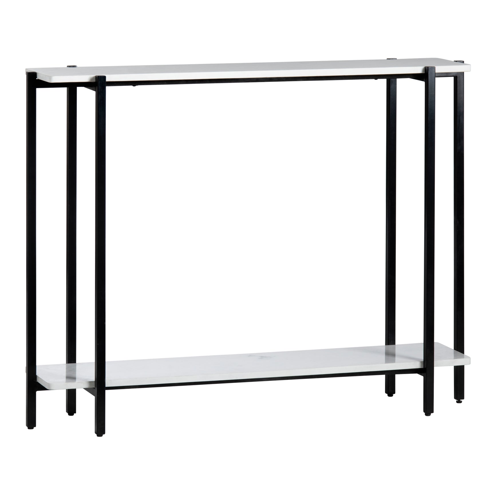 Teeter White/Black Console Table