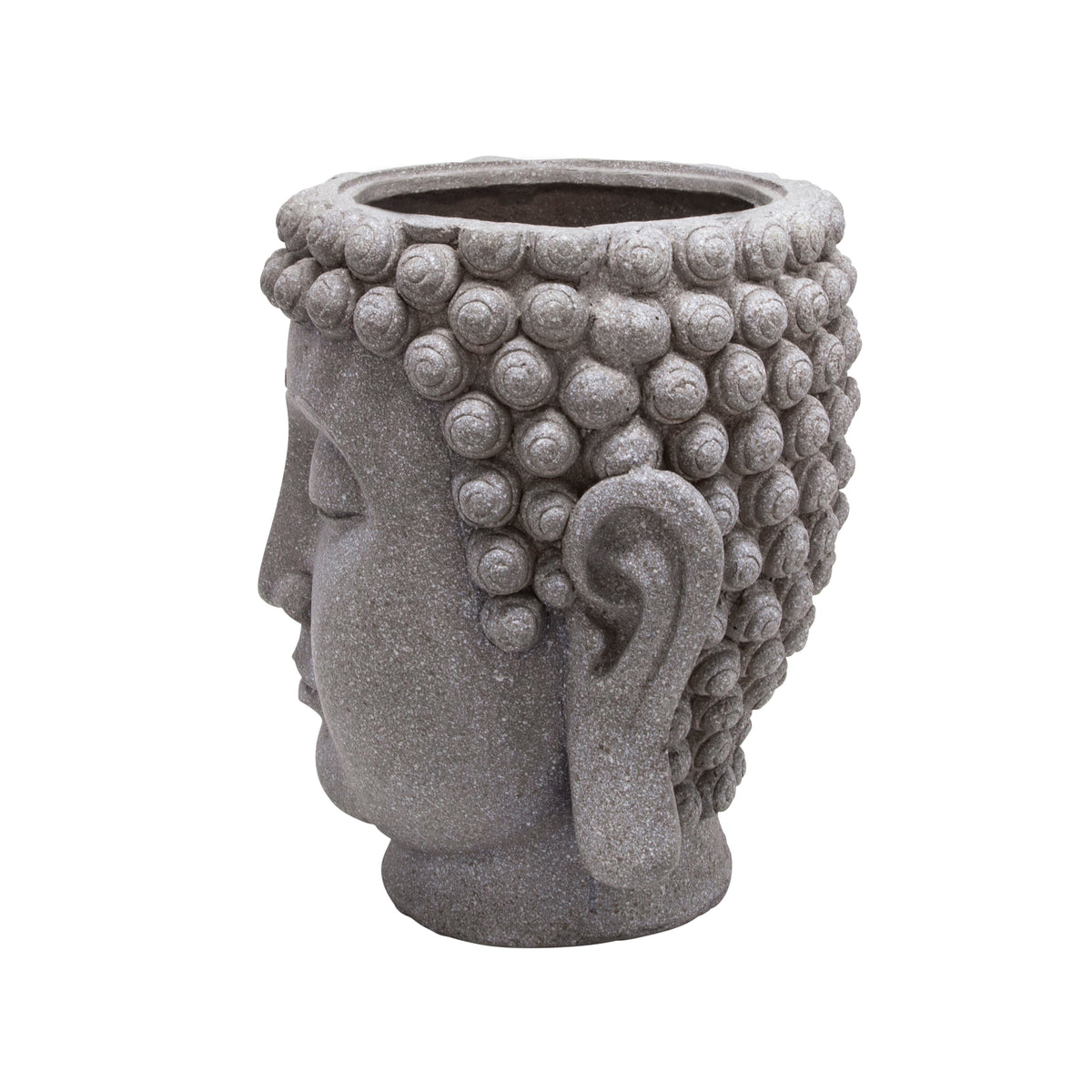 Port Costa Gray Buddha Head Planter