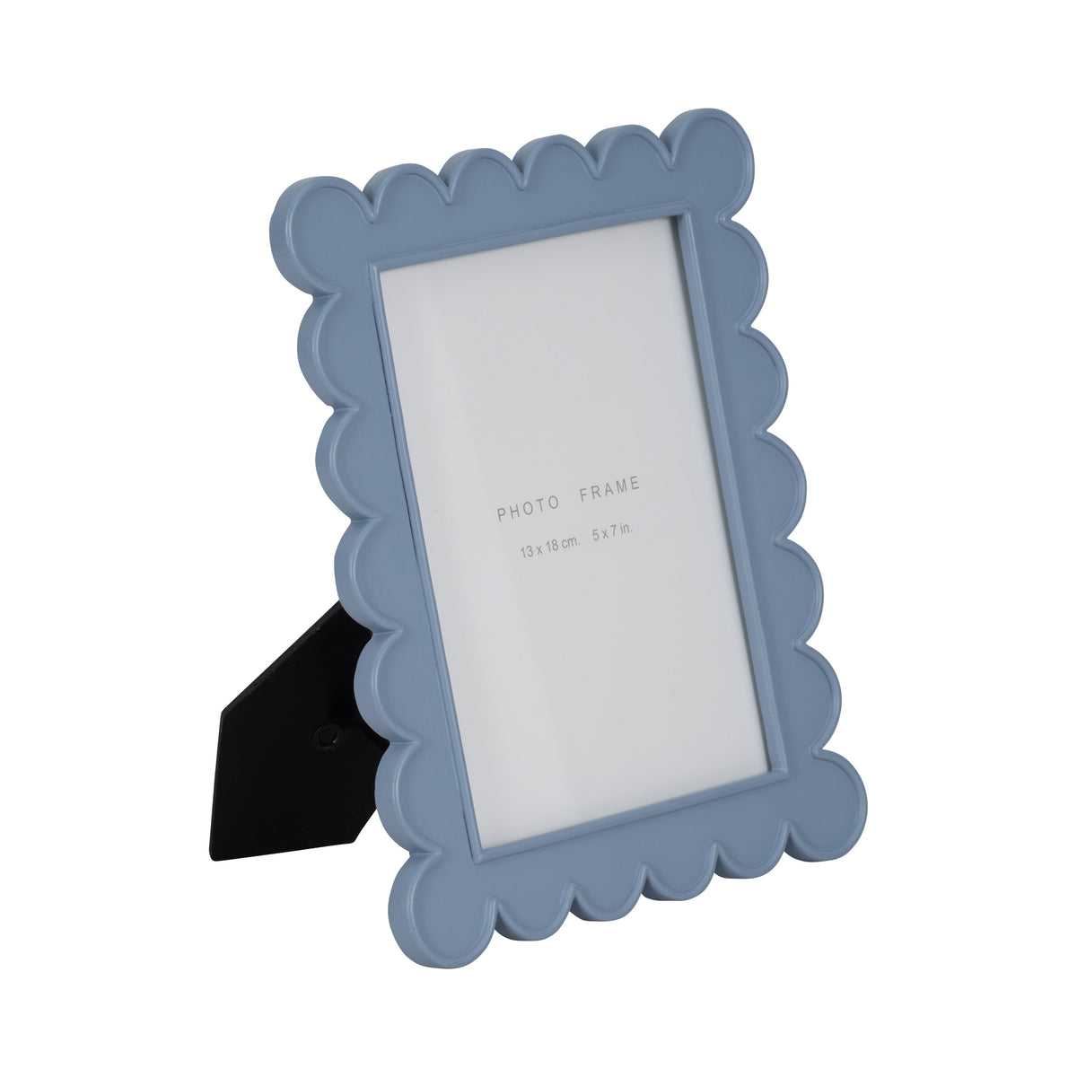 Farley Blue 5x7 Scallop Edge Photo Frame