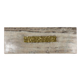 Hannchen Gray/Gold Marble Box with Inlay and Knob