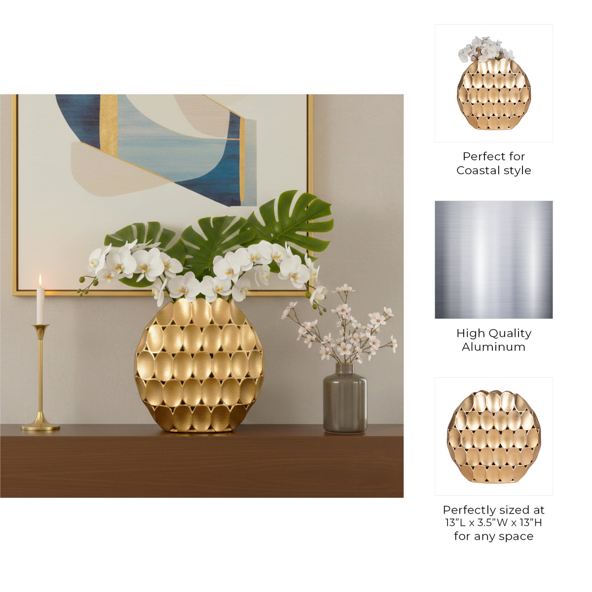 Edwincrest Bronze/Copper Small Vase