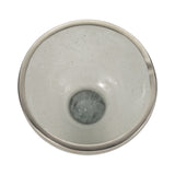 Van Nuys White Glass Bowl with Ring Decor