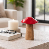 Cedar Stock Red Wood Toadstool Mushroom