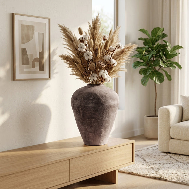 Rimlon Ash Brown Ecomix Vase