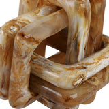 Herald Tan Marbled Resin Knot