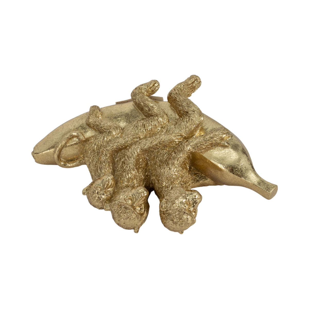 Tessrun Gold Three Monkeys on Banana