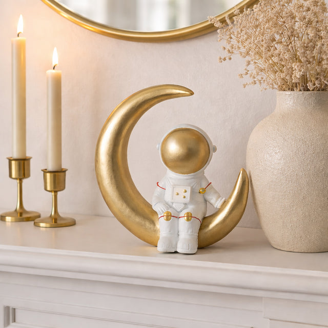 Heathholm White/Gold Decor