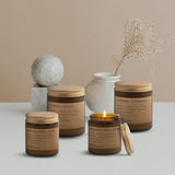 7.2oz Mandarin Rind + Geranium Natural Coconut Apricot Wax Candle - Ornate Home