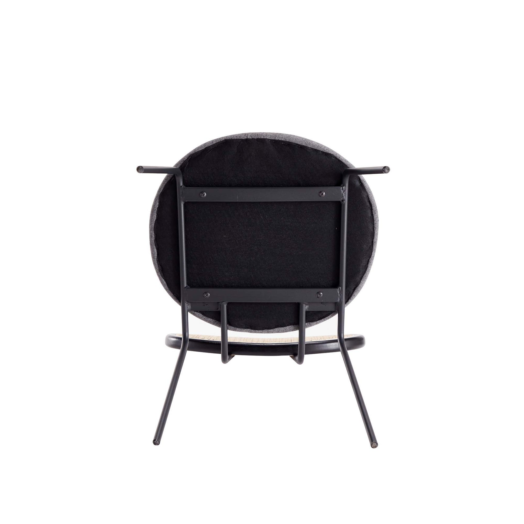 7-Piece Hathaway 59.05 Round Dining Set in Black with 6 Jardin Dining Chairs - Ornate Home